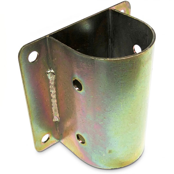 MINUTEX Supporto Tondo per Parapetto per Travi in Acciaio Zincato - MINUTEX